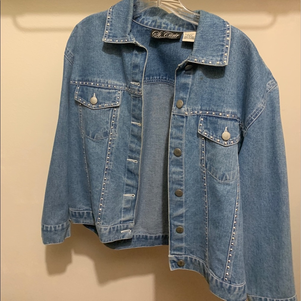 St. Clair International Studded Denim Jacket